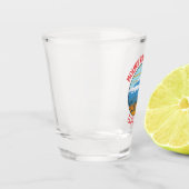 Mount Kilimanjaro Tanzania Distress Circle Shot Glas (Links)