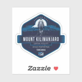 Mount Kilimanjaro , tanzania, hiking  Sticker
