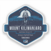 Mount Kilimanjaro , tanzania, hiking  Sticker (Voorkant)