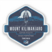 Mount Kilimanjaro , tanzania, hiking  Sticker (Voorkant)