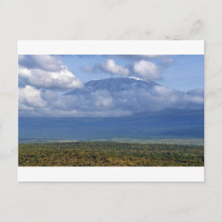 Mount Kilimanjaro Tanzania Landmark Landschappen Briefkaart