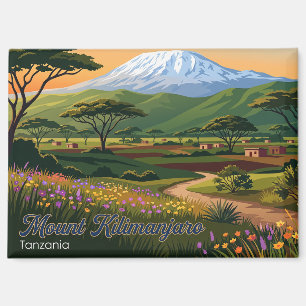 Mount Kilimanjaro Tanzania Magneet