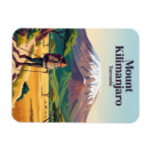 Mount Kilimanjaro Tanzania Magneet (Horizontaal)