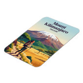 Mount Kilimanjaro Tanzania Magneet (Linkerzijde)