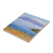 Mount Kilimanjaro Tegeltje (Zijkant)