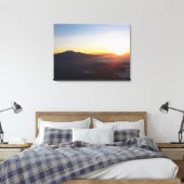 Mount Kilimanjaro zonsopgang Canvas Afdruk (Insitu (Slaapkamer))