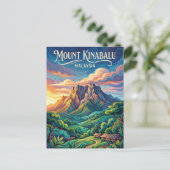 Mount Kinabalu Malaysia Briefkaart (Staand voorkant)