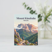 Mount Kinabalu Maleisië Briefkaart (Staand voorkant)