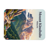 Mount Kinabalu Maleisië Magneet (Horizontaal)