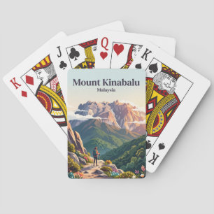 Mount Kinabalu Maleisië Pokerkaarten