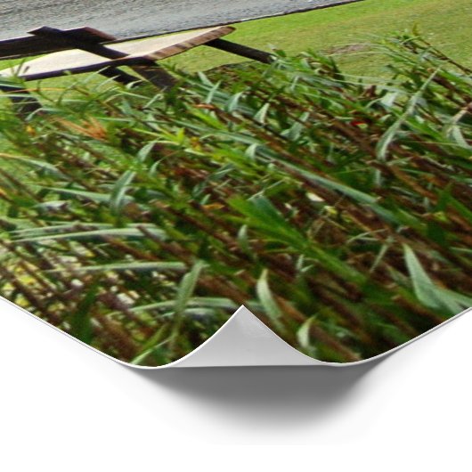 Mount Kinabalu Mountain en Borneo Oerwoud Poster (Hoek)