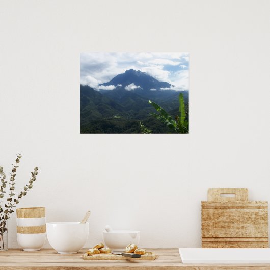 Mount Kinabalu Poster (Keuken)