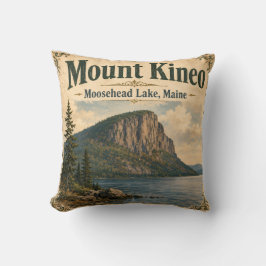 Mount Kineo Moosehead Lake Maine North Woods Worp Kussen
