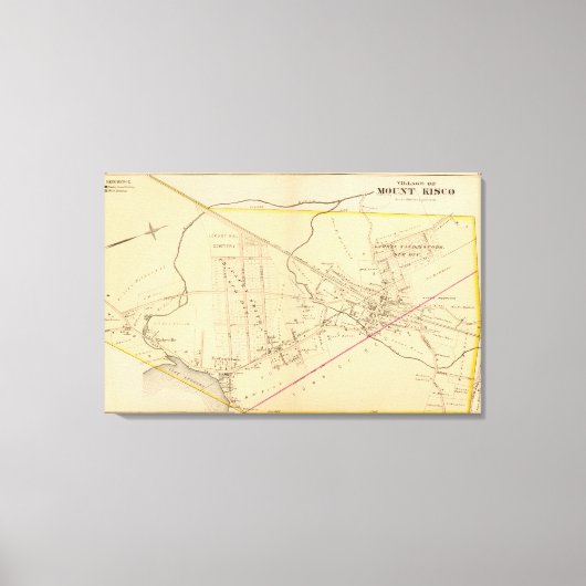 Mount Kisco, New York Canvas Afdruk (Voorkant)
