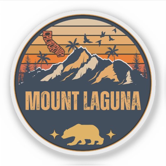 Mount Laguna, Californië Sticker (Voorkant)