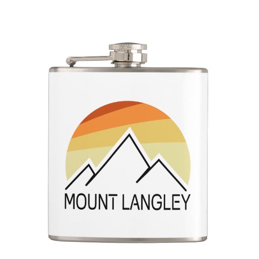 Mount Langley California Retro Heupfles (Voorkant)