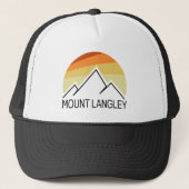 Mount Langley California Retro Trucker Pet (Voorkant)