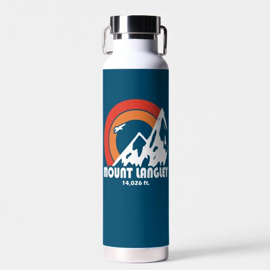 Mount Langley California Sun Eagle Waterfles (Voorkant)