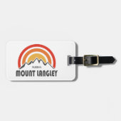 Mount Langley Californië Bagagelabel (Voorkant horizontaal)