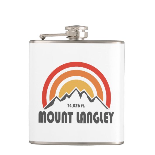 Mount Langley Californië Heupfles (Voorkant)