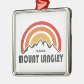 Mount Langley Californië Metalen Ornament (Links)
