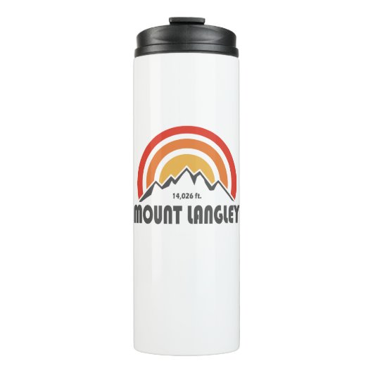 Mount Langley Californië Thermosbeker (Voorkant)