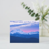 Mount Lassen en Chaos Crags Briefkaart (Staand voorkant)