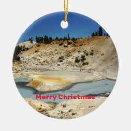 Mount Lassen NP Panoramic Ornament