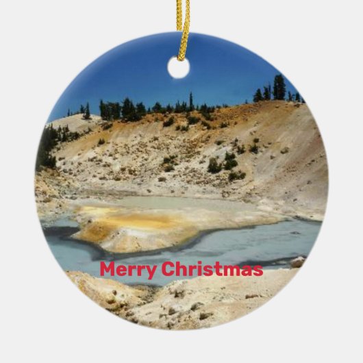 Mount Lassen NP Panoramic Ornament (Voorkant)