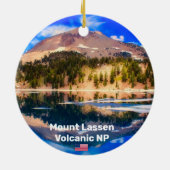 Mount Lassen NP Panoramic Ornament (Achterkant)
