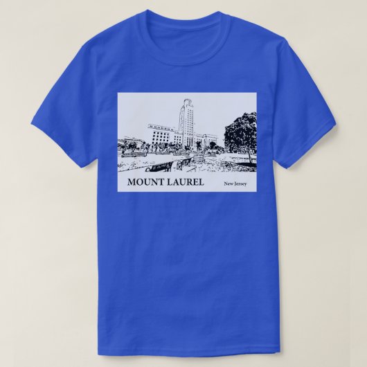 Mount Laurel New Jersey 2 T-shirt (Design voorkant)