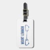 Mount Lemmon klimmen Quickdraw Bagagelabel (Voorkant verticaal)