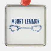 Mount Lemmon klimmen Quickdraw Metalen Ornament (Voorkant)