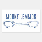 Mount Lemmon klimmen Quickdraw Rechthoekige Sticker (Voorkant)