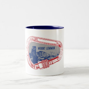 Mount Lemmon klimmer Carabiner Tweekleurige Koffiemok