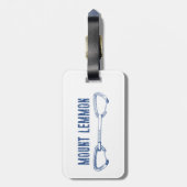 Mount Lemmon Klimrekbank Bagagelabel (Achterkant verticaal)