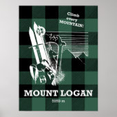 Mount Logan Canada St Elias Range Mountainking Poster (Voorkant)