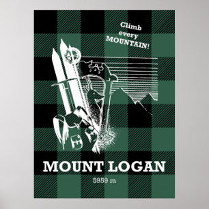 Mount Logan Canada St Elias Range Mountainking Poster