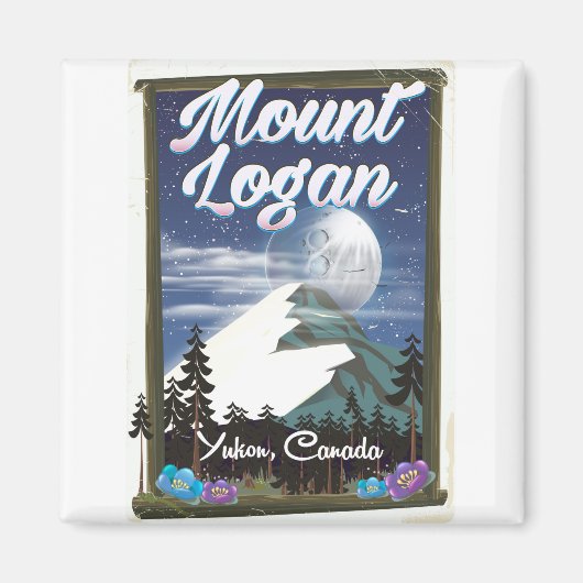 Mount Logan, Yukon, Canada Magneet (Voorkant)