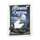 Mount Logan, Yukon, Canada Magneet (Verticaal)