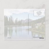 Mount Lorette Ponds Kananaskis Country Alberta Briefkaart (Achterkant)