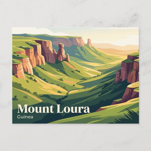 Mount Loura Guinee Briefkaart (Voorkant)