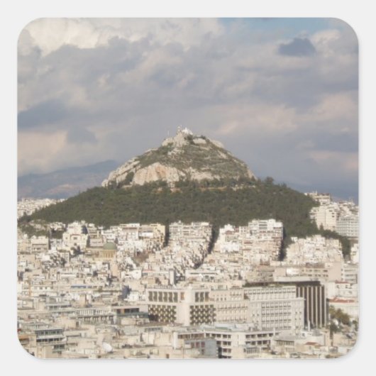 Mount Lycabettus Athens Stickers (Voorkant)