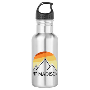 Mount Madison New Hampshire Retro Waterfles