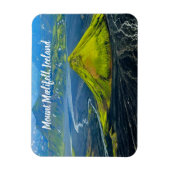 Mount Mælifell IJsland gestileerd Magneet (Verticaal)
