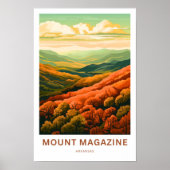 Mount Magazine Arkansas Reisprint Poster (Voorkant)