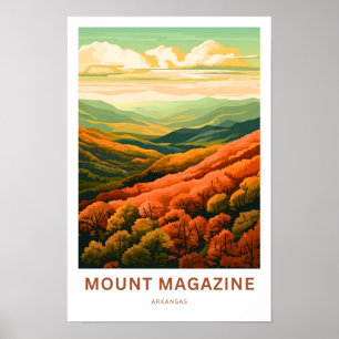 Mount Magazine Arkansas Reisprint Poster