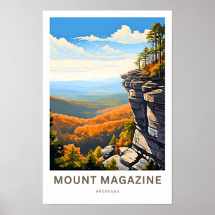 Mount Magazine Arkansas Reisprint Poster