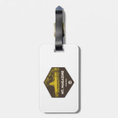 Mount Magazine State Park Arkansas Bagagelabel (Achterkant verticaal)