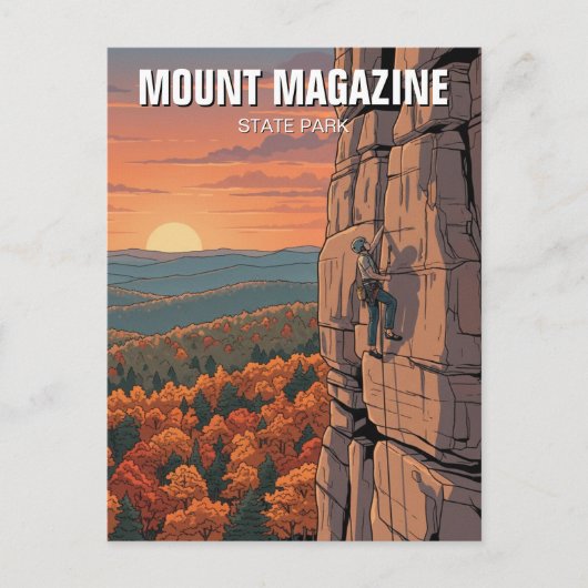 Mount Magazine State Park Arkansas Reizen Briefkaart (Voorkant)